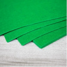 Фетр листовой жесткий 3мм 20x30см зеленый