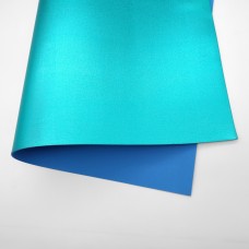 Фоамиран металлик голубой, лист 60x70см толщина 2мм