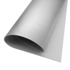 Фоамиран металлик серебристый, лист 60x70см толщина 2мм