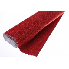 Гофрированная бумага металл, 140гр 913 красная