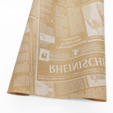 Бумага крафт Газета белый, 40гр/м2, 70см x 10м