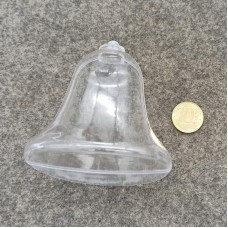 Колокольчик из прозрачного пластика 8,5 см