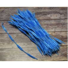 Проволока синельная фигурная бархатная лазурный 30 см