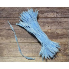 Проволока синельная фигурная бархатная голубой 30 см